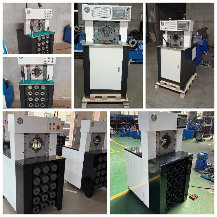 Robust Construction Durable 4 Inch Hydraulic Hose Crimping Press Machine Hydraulic Fittings Swaging Machine for Tough Jobs